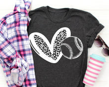 Load image into Gallery viewer, Baseball &amp; Softball LOVE T-Shirt