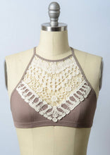 Load image into Gallery viewer, Crochet Lace Bralette