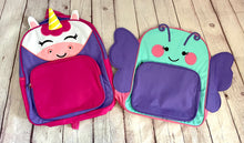 Load image into Gallery viewer, Unicorn Preschool Backpack