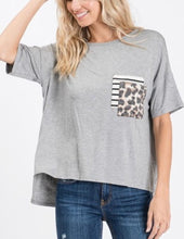 Load image into Gallery viewer, High Low Pocket Shirt - The Barron Boutique