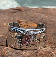 Load image into Gallery viewer, Silver Horse Bangel Cuffs