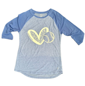 Love the Game Raglan Top