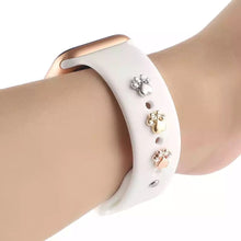 Load image into Gallery viewer, Paw Print Watch Band Charms