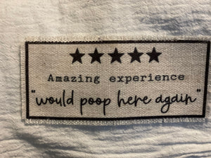 Restroom Humor Hand Towels - The Barron Boutique