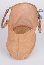 Load image into Gallery viewer, Wicker Tote - The Barron Boutique