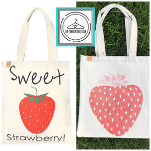 Strawberry Eco-Friendly Tote - The Barron Boutique