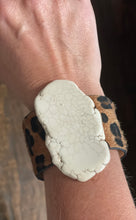 Load image into Gallery viewer, Turquoise &amp; Leopard Cuffs