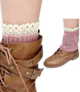 Laced Boot Socks