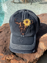 Load image into Gallery viewer, Steer Head &amp; Sunflower Cap (Multiple Colors)