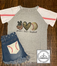 Load image into Gallery viewer, Baseball Laces Short Sleeve Top