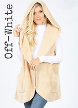 Load image into Gallery viewer, Hooded Plush Cardigan - The Barron Boutique