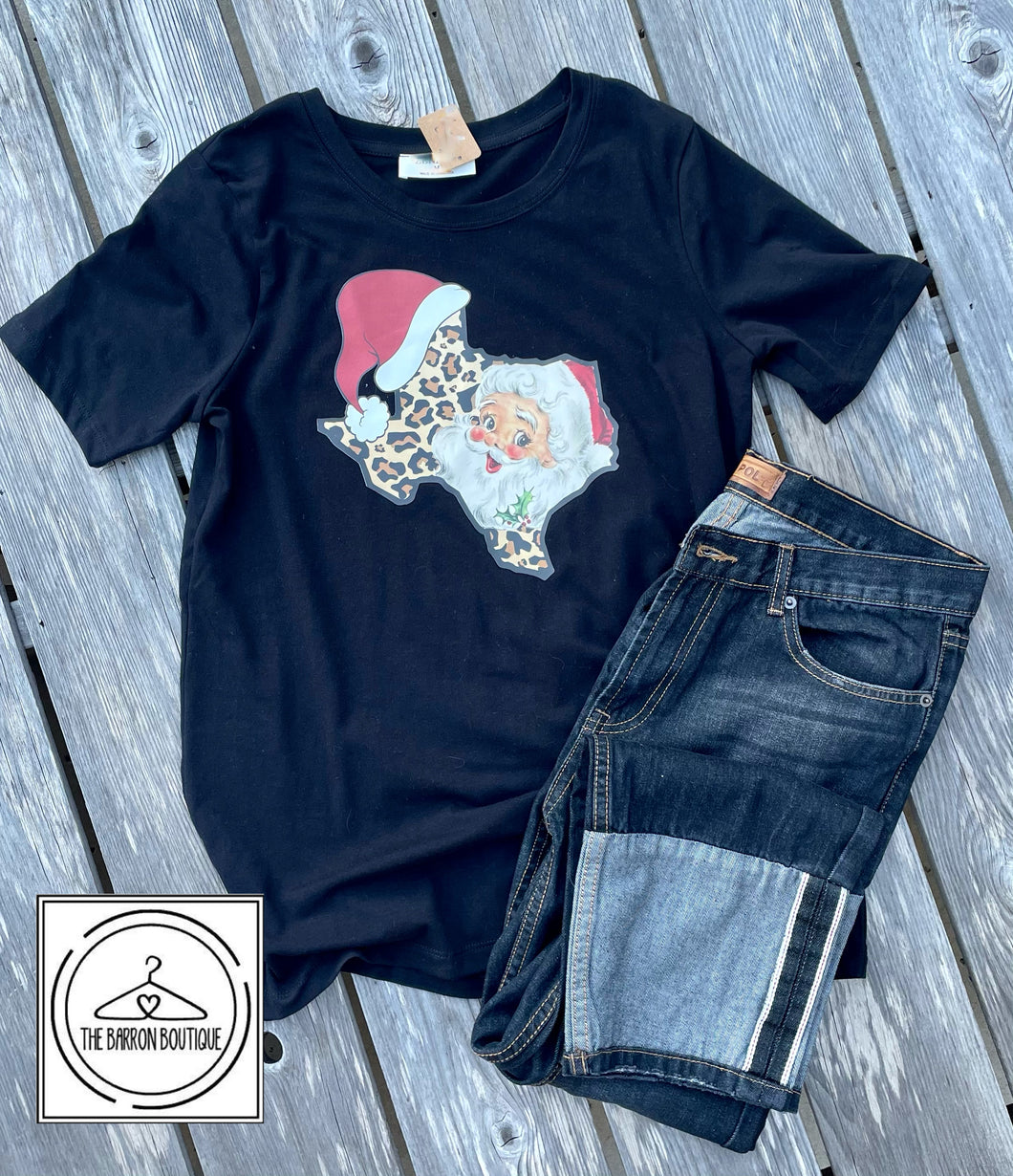 Texas Santa Tee - The Barron Boutique