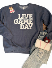 Load image into Gallery viewer, Live Love Game Day Sweatshirt (Various Colors)