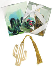 Load image into Gallery viewer, Cactus Bookmarks with Tassels