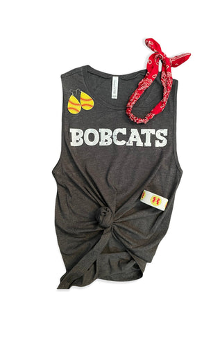 Vintage Jersey Muscle Bobcats Tank