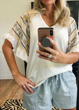 Load image into Gallery viewer, Christian Blouse (White or Green) - The Barron Boutique