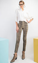 Load image into Gallery viewer, Distressed Snake Print Skinny Pants - The Barron Boutique