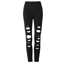 Load image into Gallery viewer, Laser Cut Leggings in Black - The Barron Boutique