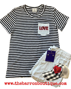 Wrapped in Love Pocket Tee