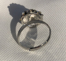 Load image into Gallery viewer, Volleyball Rhinestone Ring - The Barron Boutique