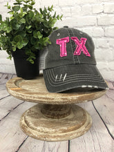 Load image into Gallery viewer, Pink Polka Dot Texas Trucker Cap - The Barron Boutique