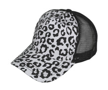 Load image into Gallery viewer, White Leopard Cap (SnapBack)