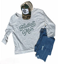 Load image into Gallery viewer, Football Mom Off-The-Shoulder Sweatshirt