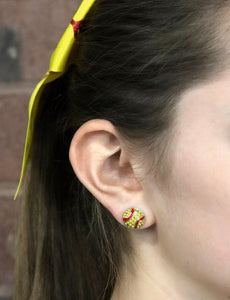 Softball Earrings Post Earrings