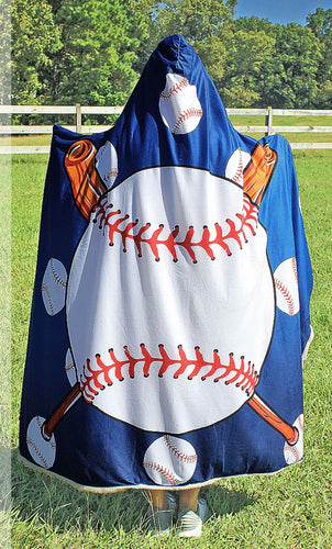 Baseball Hooded Blankets