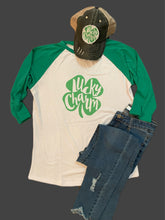 Load image into Gallery viewer, Lucky Charm Raglan Top