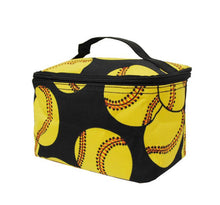 Load image into Gallery viewer, Softball Cosmetic Travel Bag - The Barron Boutique