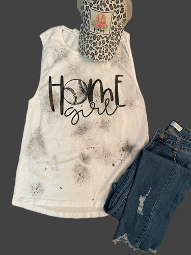 Home Girl Splatter Paint Tank Top