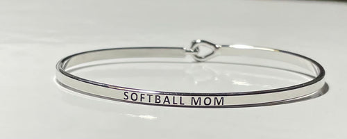 Softball Mom Bracelet - The Barron Boutique