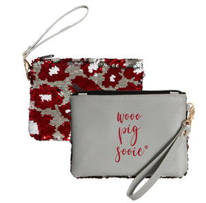 Sequined College Wristlets