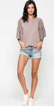 Load image into Gallery viewer, Starlet in Stripes Top (2 Colors)