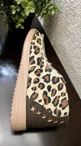Leopard Slide On Shoes