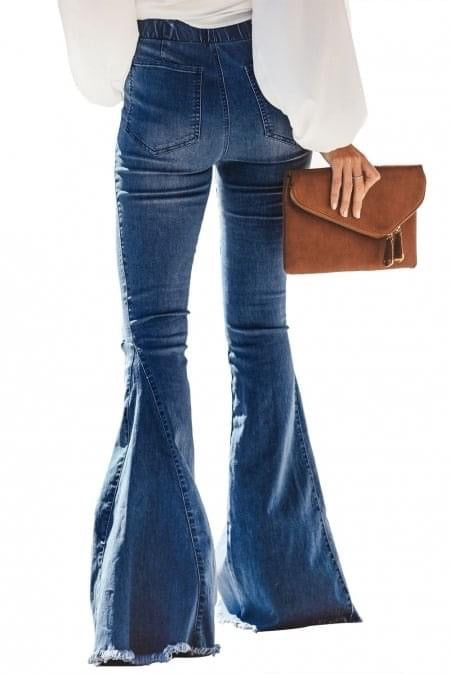 Anna Bell Bottom Flare Jeans - The Barron Boutique