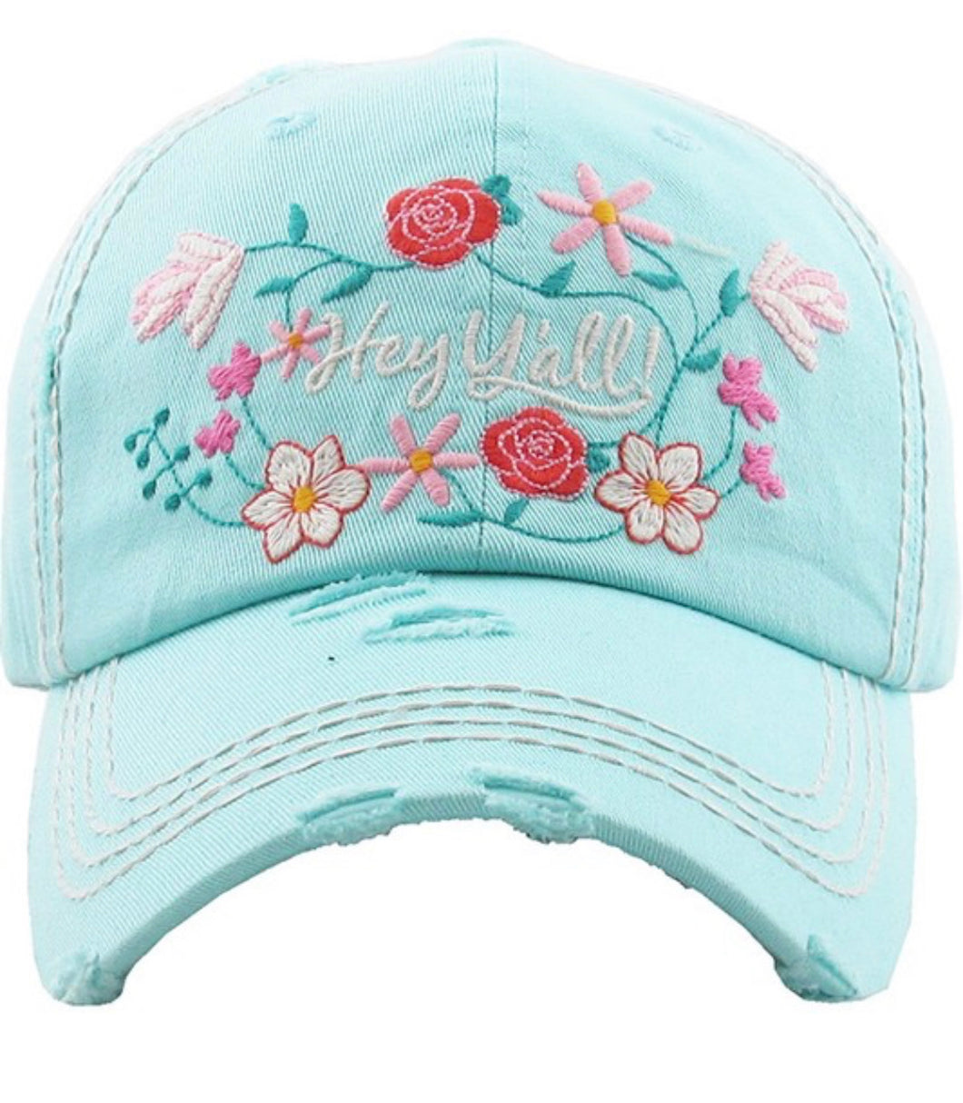 Hey Y’all Baseball Cap - The Barron Boutique