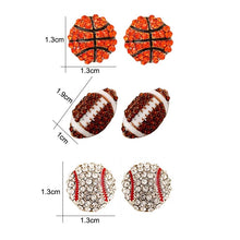 Load image into Gallery viewer, Softball Earrings Post Earrings