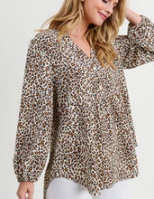 Load image into Gallery viewer, Leopard Baby Doll Top