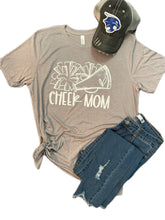 Load image into Gallery viewer, Cheer Mom Waist Tied Short Sleeve Tee