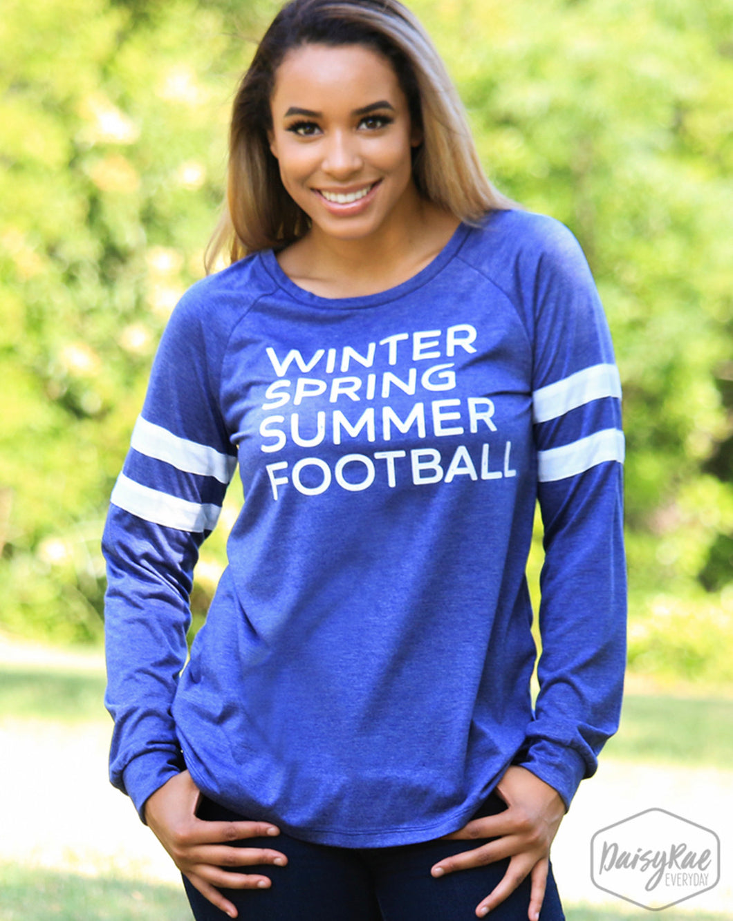 Football Season Longsleeve Tee - The Barron Boutique