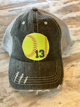 Load image into Gallery viewer, Softball Themed Caps