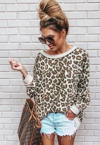 Brooke Leopard Pullover - The Barron Boutique