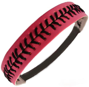 No -Slip Leather Softball/Baseball Headbands - The Barron Boutique