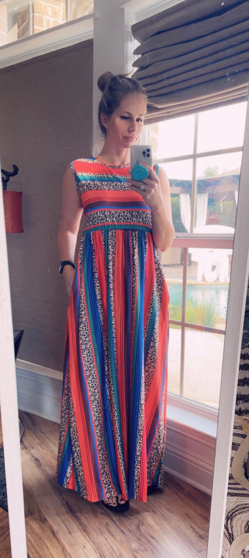 Serape maxi dress Clearance