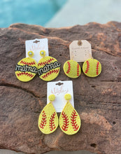 Load image into Gallery viewer, Mama Baseball &amp; Softball Earrings