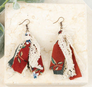 Lace Tassel Earrings