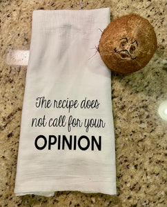 Humorous Kitchen & Bar Hand Towels - The Barron Boutique