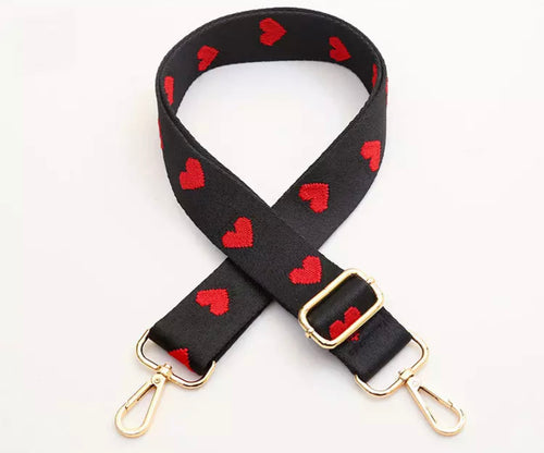 Heart Guitar Purse Straps